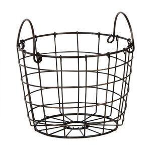 #44 Dolly Parton Decorative Metal Wire Storage Basket Handles Farmhouse Decor